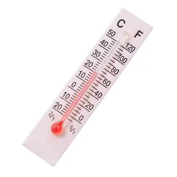 1 kom. Najnoviji 5 cm x 1,6 cm Minijaturni Papira Kartona Termometar za dollhouse u sobi-20-50c Infrarojo Digitalni ekološki termometar
