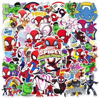 10/30/50 kom. Disney Spider-Man i Njegova Nevjerojatna Prijatelji Grafiti naljepnice Naljepnice DIY Laptop Telefon Gitara Crtani Naljepnice Dječje Igračke