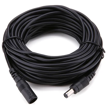 12 U Produžni kabel za Napajanje Kabel Dc Priključak 1 M 2 M 3 M 5 M Exend Žice 2,1 mm x 5,5 mm Utikač Adapter Za Kameru za video Nadzor Led Trake DVR