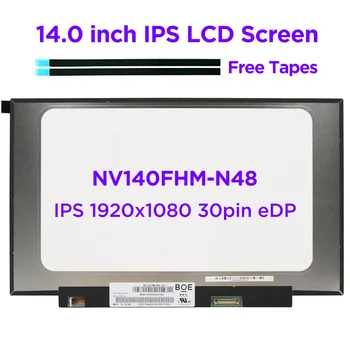 14,0 IPS LCD ekran za laptop NV140FHM-N48 Odgovara B140HAN04.0 N140HCA-EBA Za Lenovo ideapad 330S-14IKB 330S-14AST 1920x1080 30pin eDP
