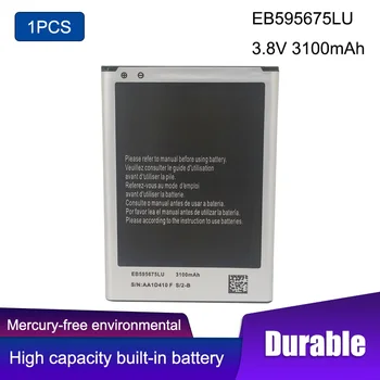 1PC 3100 mah EB595675LU Baterija Za Samsung Galaxy Note 2 N7100 N7105 Stvarni Kapacitet Zamjena Baterija za Mobilni telefon