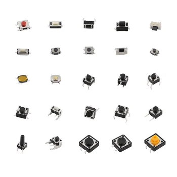 25 Vrste Mikro Tipku Ponekog udubljenu tipku DIY Kit za TV Elektronike