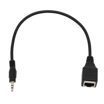 3,5 mm Штекерный Priključak XLR Audio kabel Na priključak RJ45 Kabel Prilagodnika Ethernet 1pc
