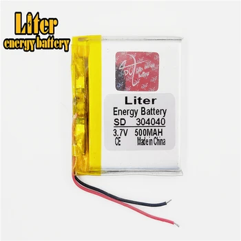 3,7 U polimer litij baterija 304040 500 mah M6 baterija MP3 MP4 mali zvučnik Litarski energy baterija