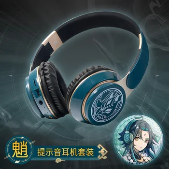 Anime Genshin Impact Zhongli Xiao Klee Funky Bežična Bluetooth Slušalica Je Udoban Stereo Sklopive Slušalice Cosplay Poklon