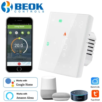Beok 3A Termostat Wifi Za Plinski Kotao Regulator Temperature Smart Life Tuya Program Daljinski Upravljač Radi Alexa Google Home