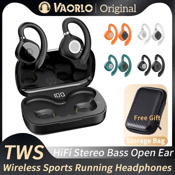Bežični Sportske Slušalice Za Trčanje Bluetooth 5,3 Slušalice HiFi Stereo Bas Open Uho TWS Slušalice Шумоподавляющая Gaming Slušalice