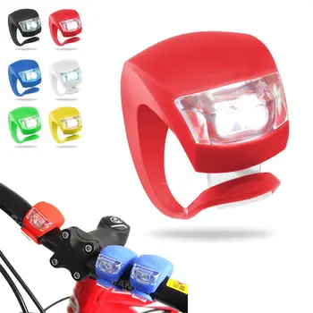 Biciklistička Prednje/Stražnje Svjetlo Silikon LED Stražnja svjetla Vodootporan Kotačima Bicikla Fenjer Biciklistička Upozoravajuća Žaruljica Sigurnosnih Biciklistička Lampa Pribor
