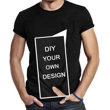 CLOOCL Pošaljite svoj VLASTITI dizajn, logotip marke, Slike Na Red, muška i Ženska хлопковая t-shirt s Džepovima 