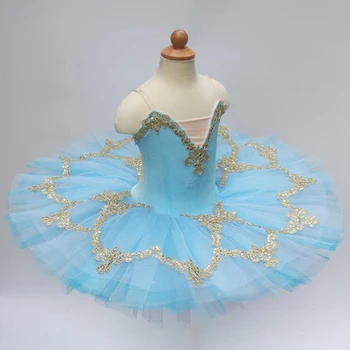 Dječja балетное haljina-kutiju sa šljokicama za balerine, plesni haljina-svežanj uz palačinke, plesne kostime, odjeća, балетное haljina za djevojčice
