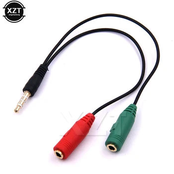 High-end 3,5 mm Audio Adapter Stero s Priključkom 1 Priključak 2 Utikača Y Splitter Slušalice Mikrofon Kabel Pribor