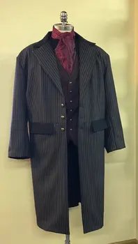Kolonijalni Victorian Эдвардианский Сюртук Na Tanke Trake, muška jakna, odijelo za косплея, samo jakna