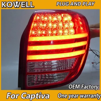 KOWELL Auto-Stil za Chevrolet Captiva dugo Svjetlo 2008-2015 Captiva Stražnja svjetla u Led DRL + Kočnica + Park + Stop + Žmigavac