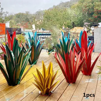 Kreativni Vrt Dekor Za Biljke Lišća Agave Art Tequila Selo Skulptura Biljka Za Uređenje Doma Dvorište Skulptura Ukras Vrta