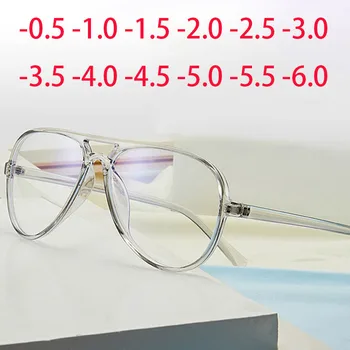 Mačja okvira Ovalni Minus Optičke Leće za Naočale Ženske, Muške TR90 1,56 Асферические Naočale na recept SPH 0 -0,5 -0,75 -1,0 -6,0