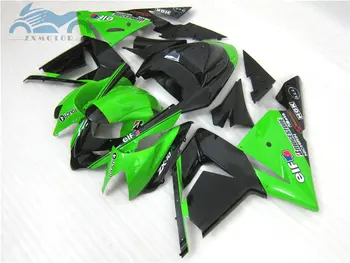 Običaj je vaš moto setove обтекателей za Kawasaki Ninja ZX-10R 2004 2005 kit обтекателей za popravak karoserije 04 05 ZX10R zelena crna BK56