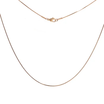 Ogrlica sa zmija lancem od 304 nehrđajućeg čelika Zlatne boje dužine 45,5 cm (17 7/8 