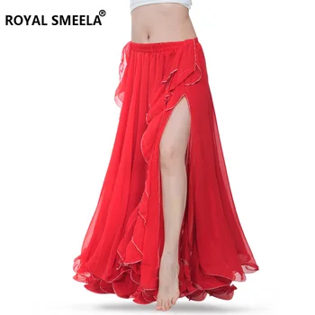 Seksi Crvena suknja za trbušni ples za žene, шифоновая suknja, kostim za trbušni ples, suknje za trbušni ples, suknja za trbušne plesačice
