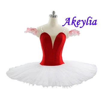 stručni balet svežanj Crvene, bijele boje za djecu Bez Ukrasa, Balet Kutiju na Pladnju, crna, Roza, Uobičajena Pink Palačinke balet bala, odijelo