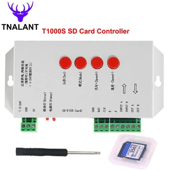 T1000S SD Kartica RGB Led Kontroler 2048 piksela Za WS2801 WS2811 WS2812B LPD6803 2048 Led Traka DC5 ~ 24V