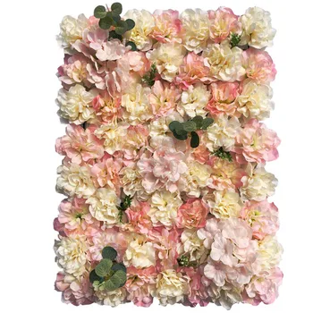 Umjetni Cvijet Romantičnu Pozadinu Na Dan Rođenja Dječja Emisija Dekoracija Vjenčanje College Shop Zid Cvijet Pozadina Cvijet Lažni Biljke Zid