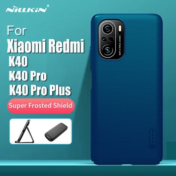 Za Xiaomi Redmi K40/K40 Pro Torbica NILLKIN Super Frosted Shield High-end Приталенный Torbica Za Redmi K40 Pro + Plus Torbica Za Telefon